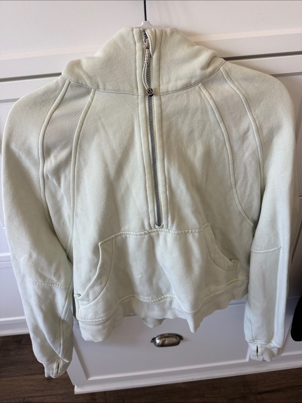 Lululemon Half Zip Scuba Sweatshirt- Light Sage Green